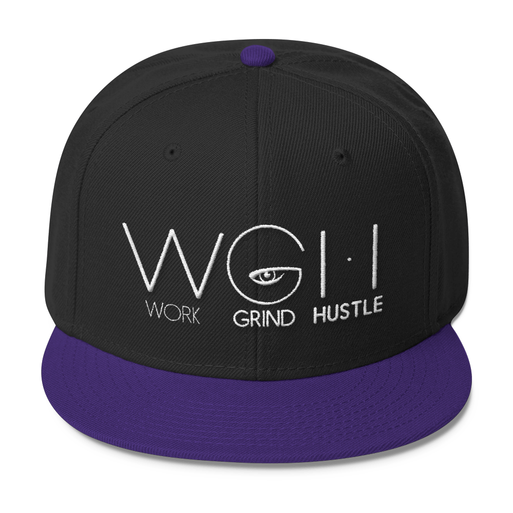 Download WGH Wool Blend Snapback - WGH | Work. Grind. Hustle.