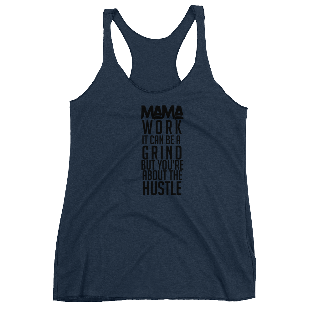 Mama  Triblend Racerback Tank - Image 6