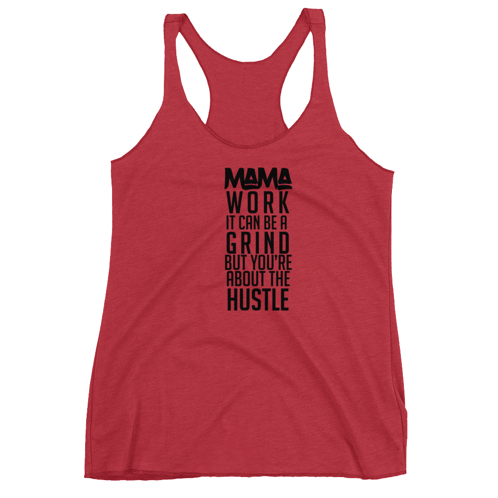 Mama  Triblend Racerback Tank - Image 5