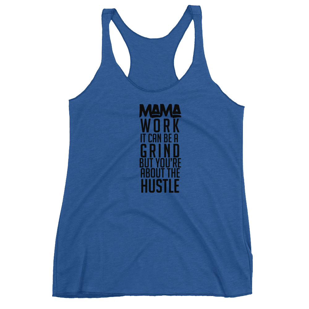 Mama  Triblend Racerback Tank - Image 4