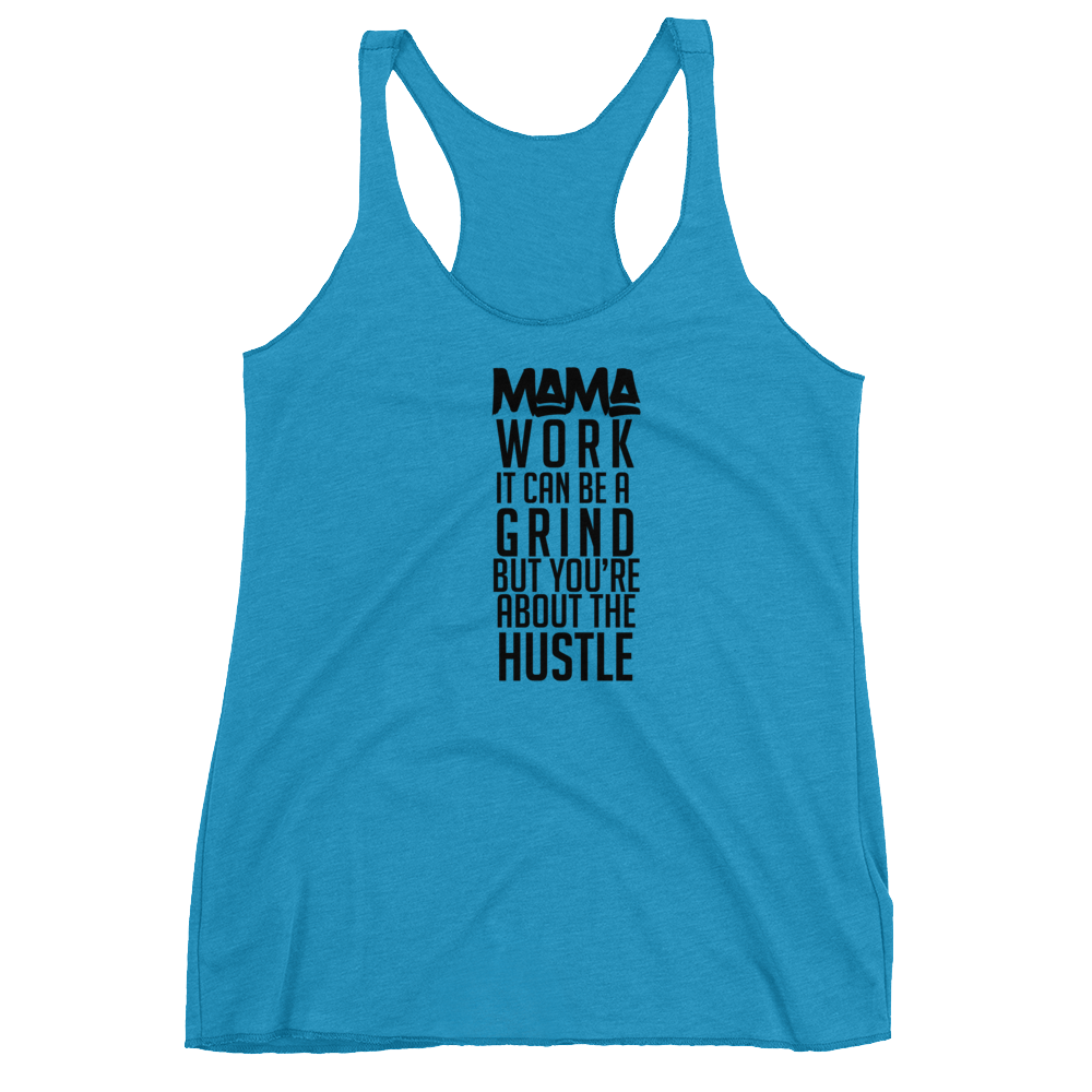 Mama  Triblend Racerback Tank - Image 2